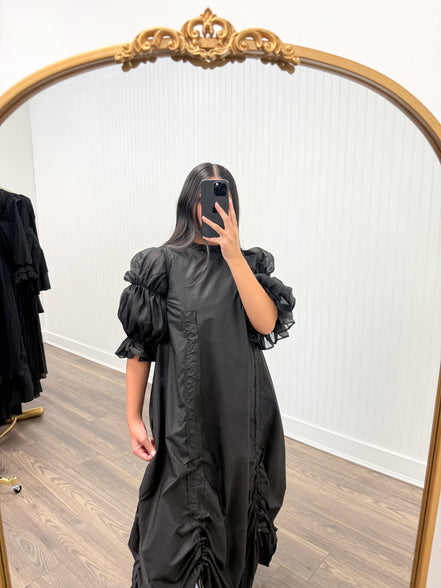 Noir Cargo Set Set In Jet Black